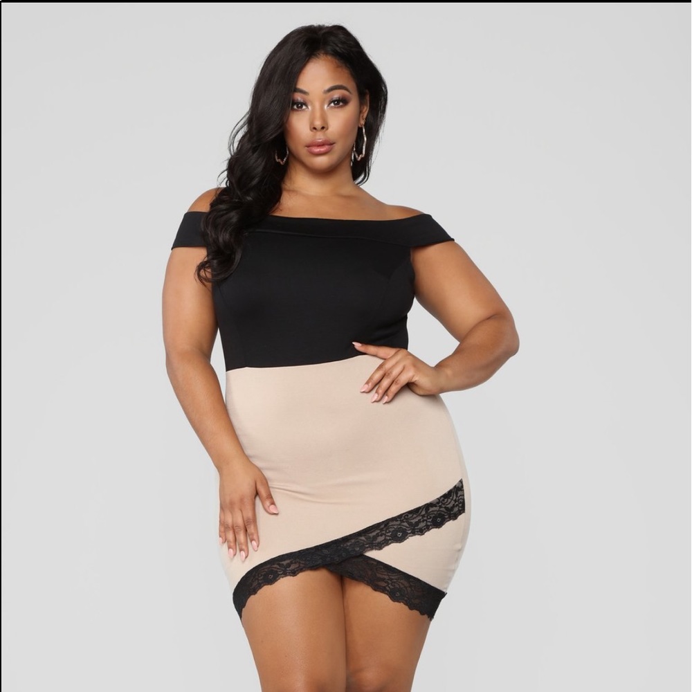 Black and Tan dress